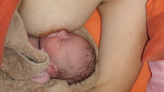 Quinn breastfeeding